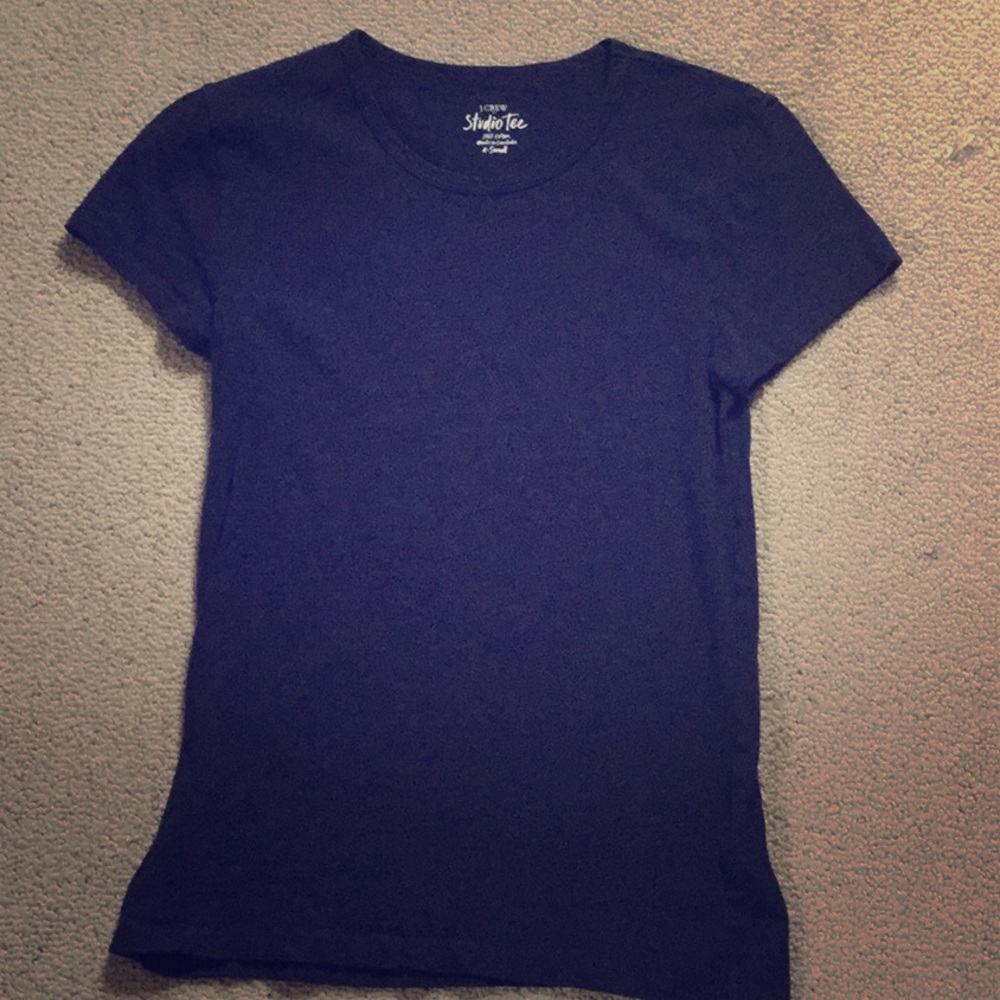 Navy J Crew Studio Tee